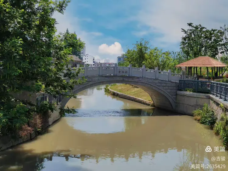 常州龙游河上的桥